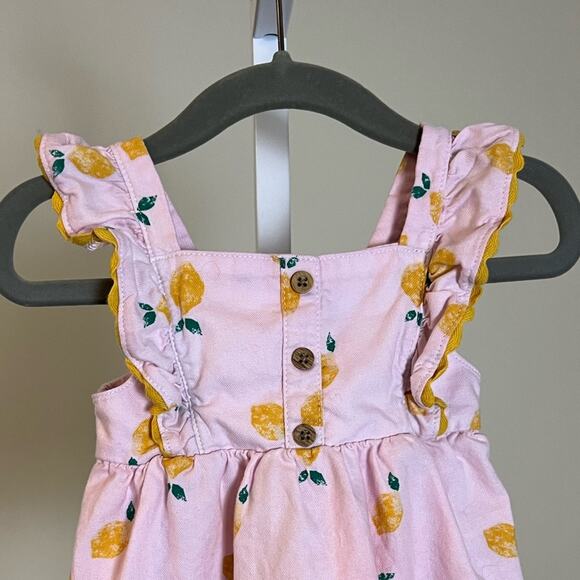 Carter’s Pinafore Lemon Top- 9M - Picture 3 of 4